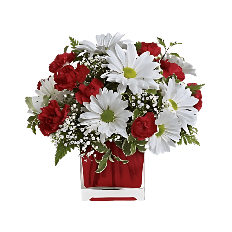 Red and White Bouquet