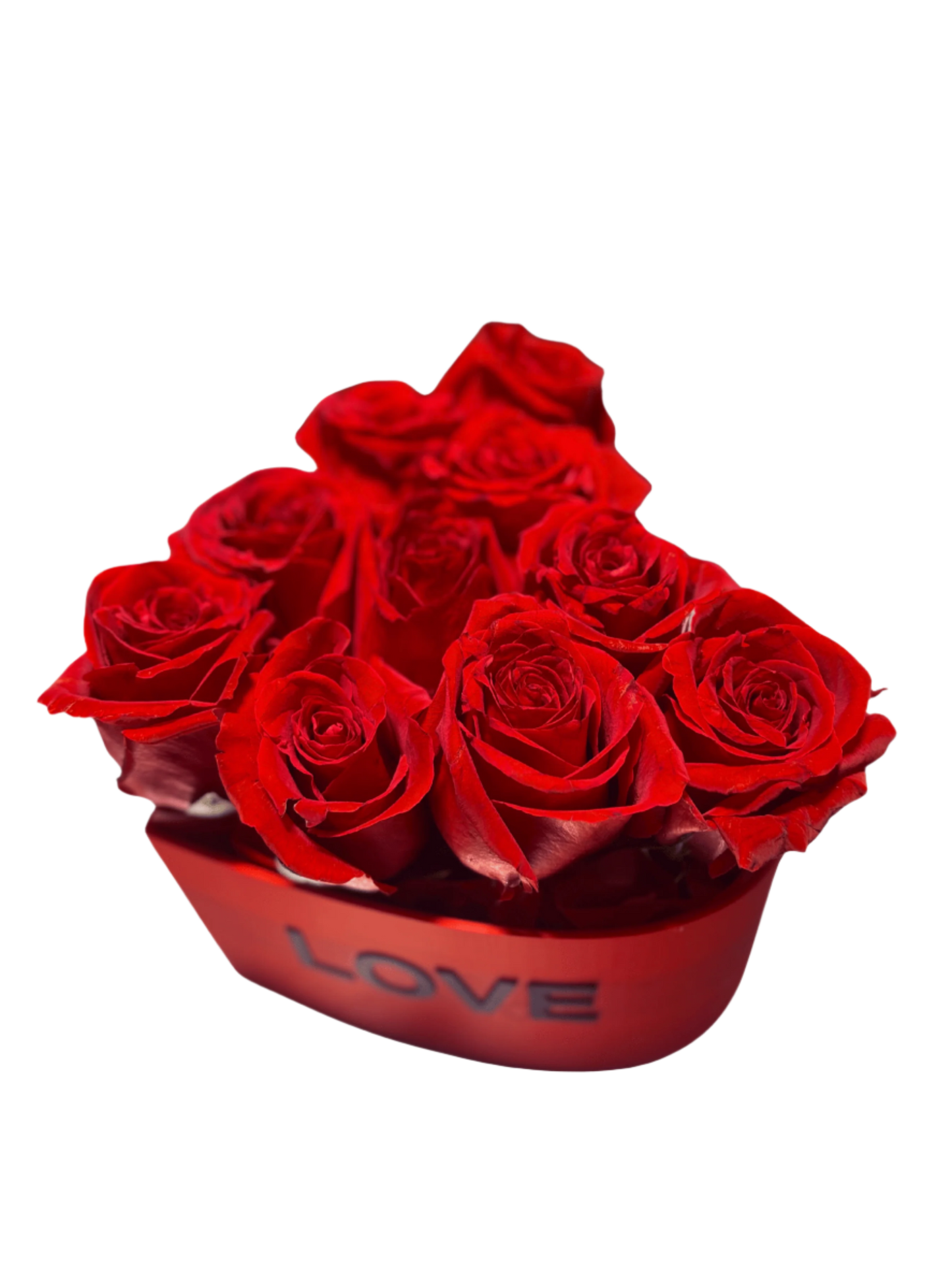 Red Love Heart Box