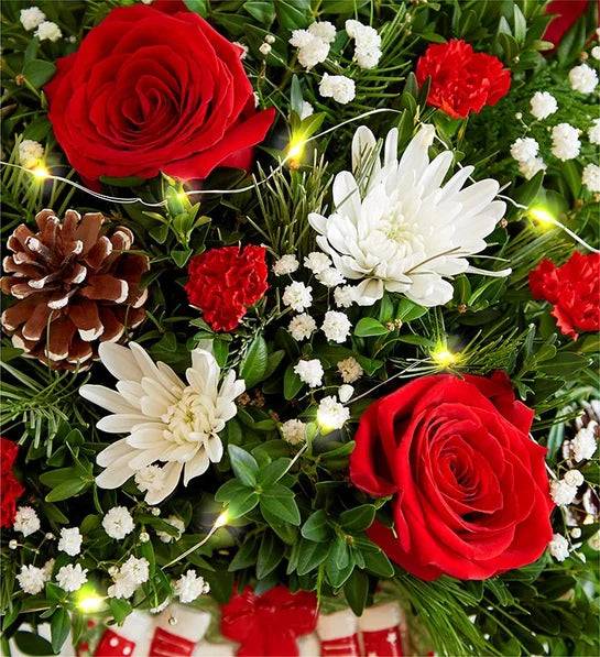 Floral Christmas Tree Lights