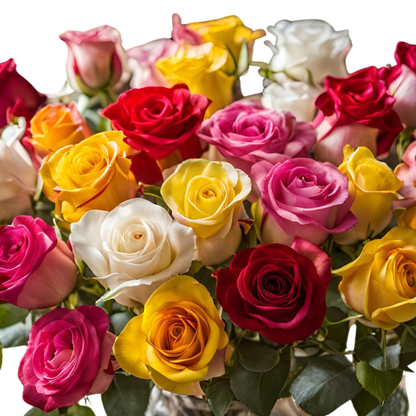 Muiltiple Colour Roses Bouquet North Haledon NJ