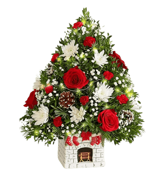 Floral Christmas Tree