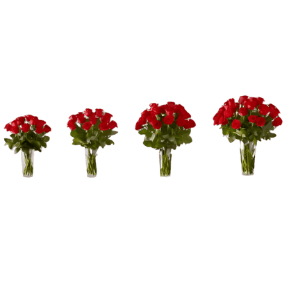 Shop Handcrafted Deep Red Rose Bouquet - Flauraly Flowers and Plants #