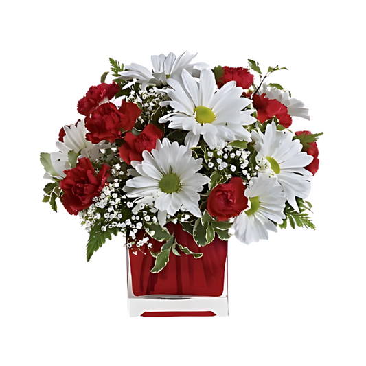 Red and White Bouquet