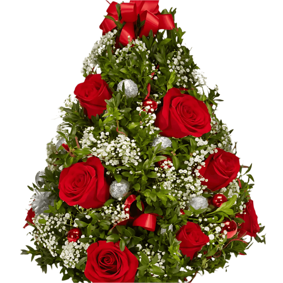 Floral Christmas Tree